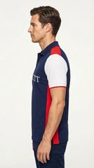 Hackett London | Men’s Tri-Color Blocked Pique Polo