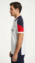 Hackett London | Men’s Tri-Color Blocked Pique Polo