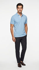 Hackett Multi-Stripe Collar Polo Shirt
