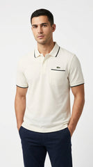 Lacoste Heritage Piped Pocket Polo