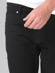 Mens Black Slim Fit Jeans Pant