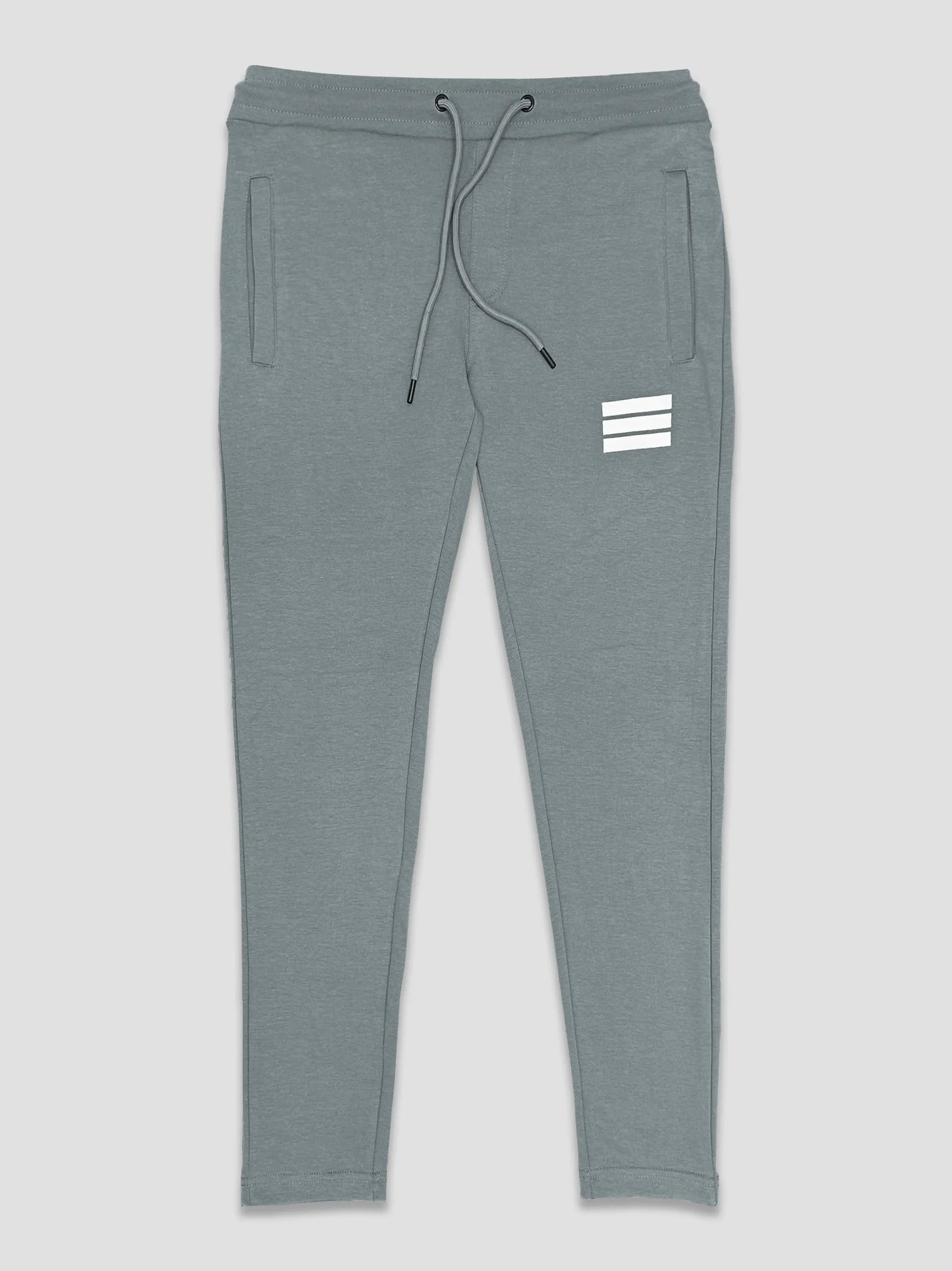 Super Soft Aqua Grey Fleece Trouser For Men