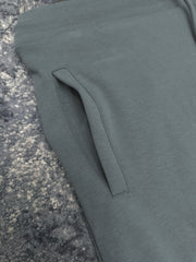 Super Soft Aqua Grey Fleece Trouser For Men