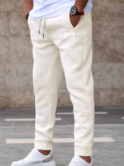 Super Soft Beige Fleece Trouser For Men