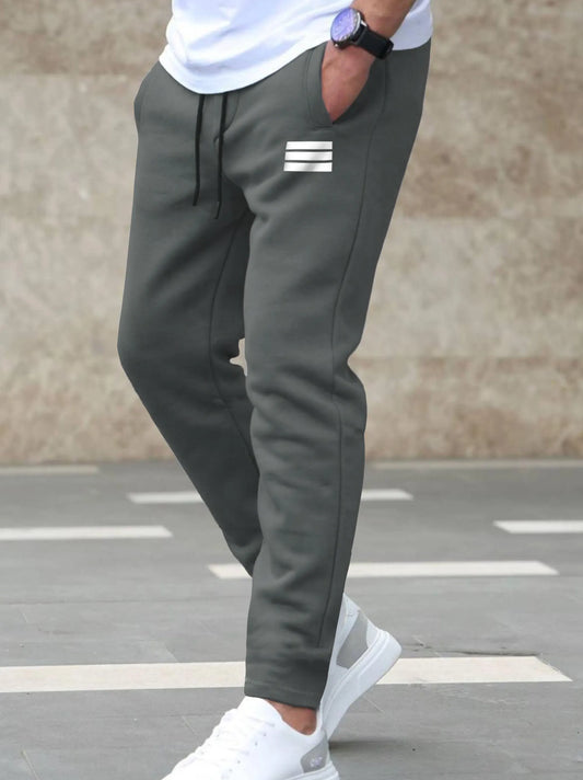 Super Soft Dark Grey Fleece Trouser For Men