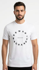 Armani Exchange Circular Typographic Tee