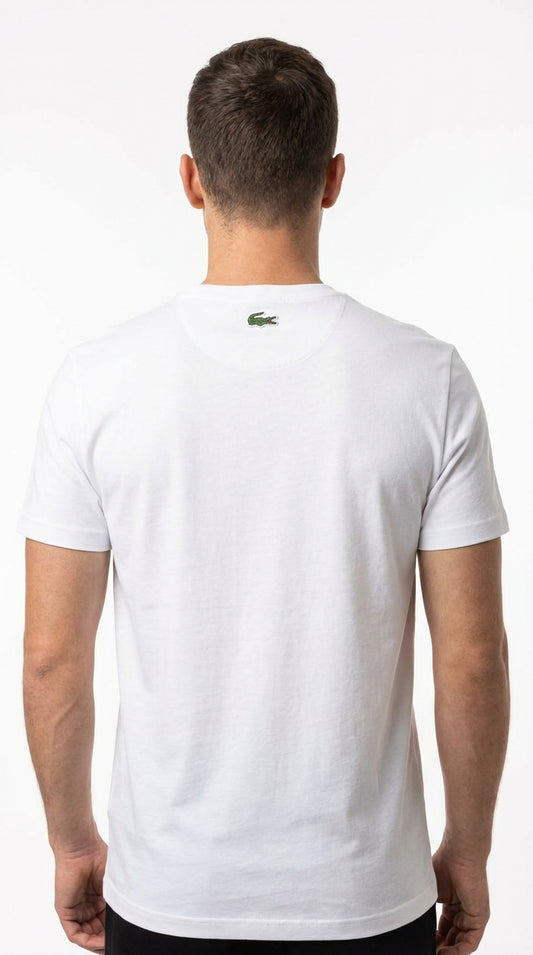 Lacoste | Men’s Graphic Logo Crew Neck T-Shirt – Optic White