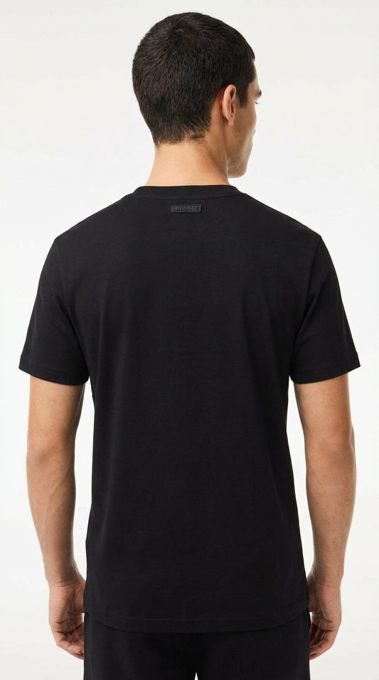 Lacoste | Men’s "Shadow Croc" Graphic T-Shirt – Black