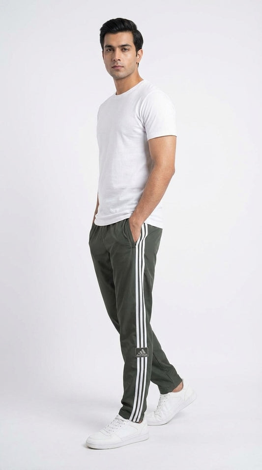 Adidas Men’s Tiro-Style DryFit Track Pants – Olive Green