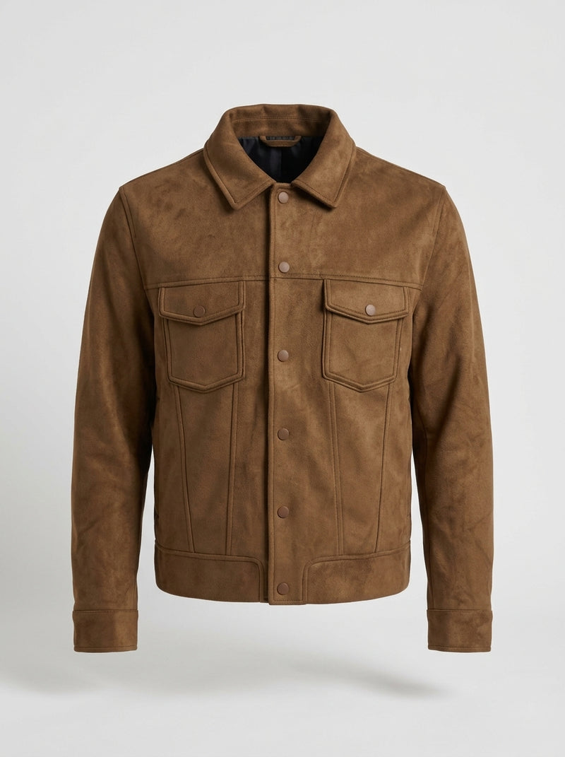 Classic ZR Suede Trucker Jacket