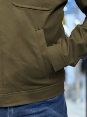 ZR - Men's Lightweight 2 Pocket Khaki Jacket