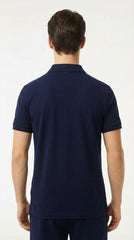 Lacoste Heritage Navy Paris Crest Polo with Multi-Striped Collar