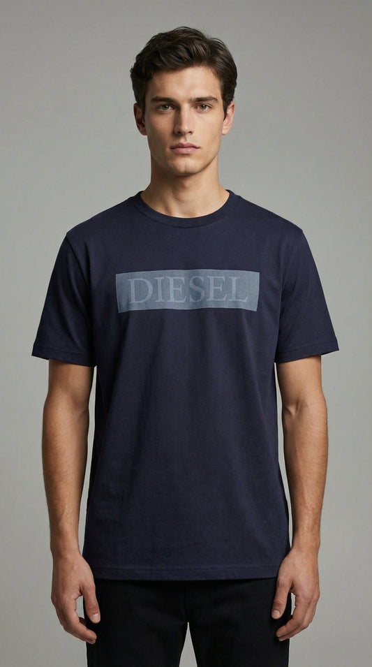 Diesel Premium Pure Cotton T-Shirt - Navy Blue