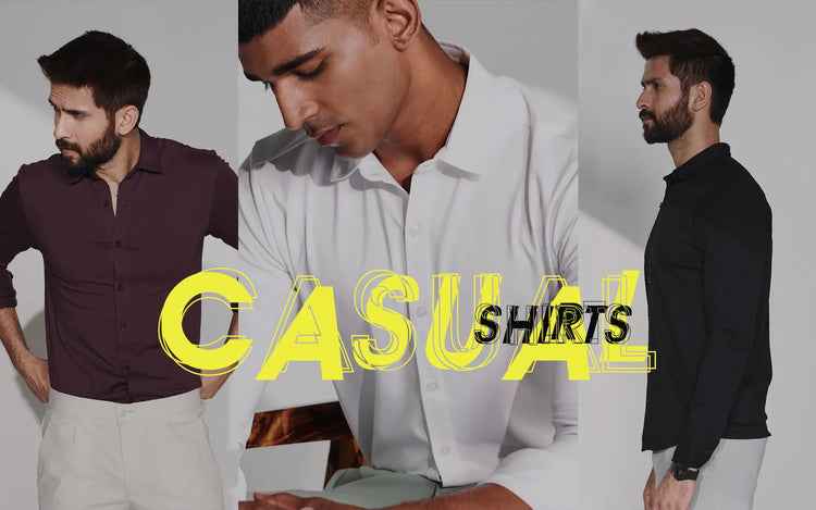 casual shirts for men at casual collection