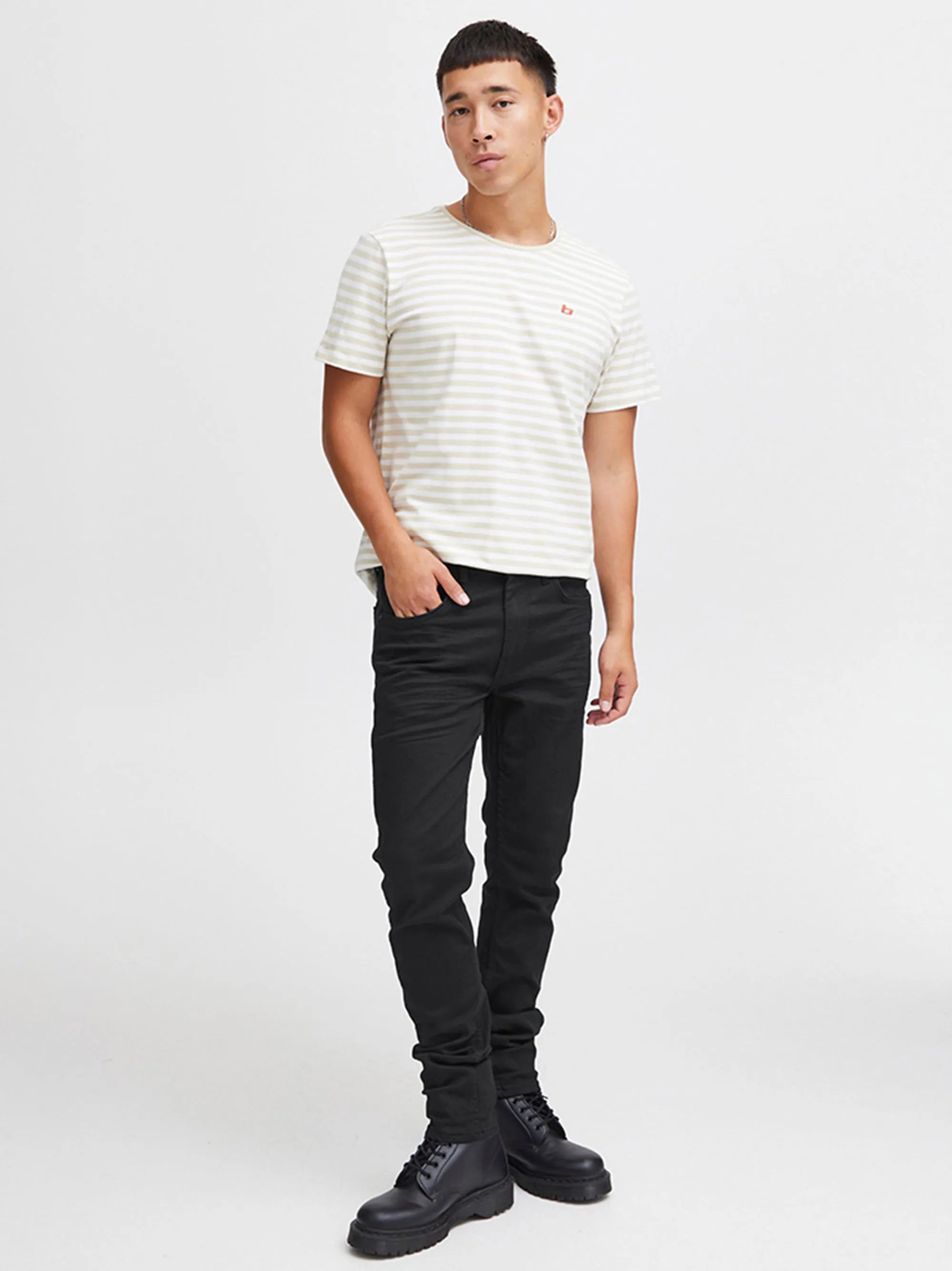 Black denim Slim fit Jeans Pant