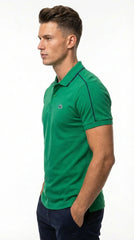 Lacoste Men's Sport Polo with Shoulder Racing Stripes