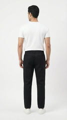 Zara Style | Men’s Premium Stretch Cotton Joggers – Black