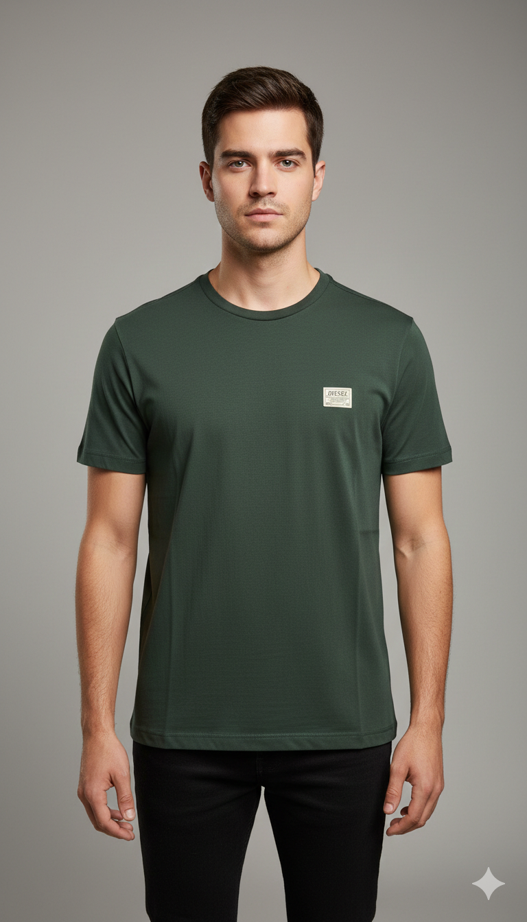 Diesel Premium Pure Cotton T-Shirt - Sage Green