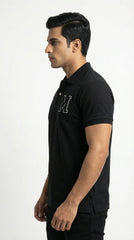 Moncler Men’s Varsity Letter "M" Pique Polo