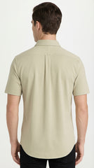 Polo Ralph Lauren Men’s Pique Knit Short-Sleeve Button-Down