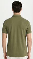 Polo Ralph Lauren Men’s Pique Knit Short-Sleeve Button-Down