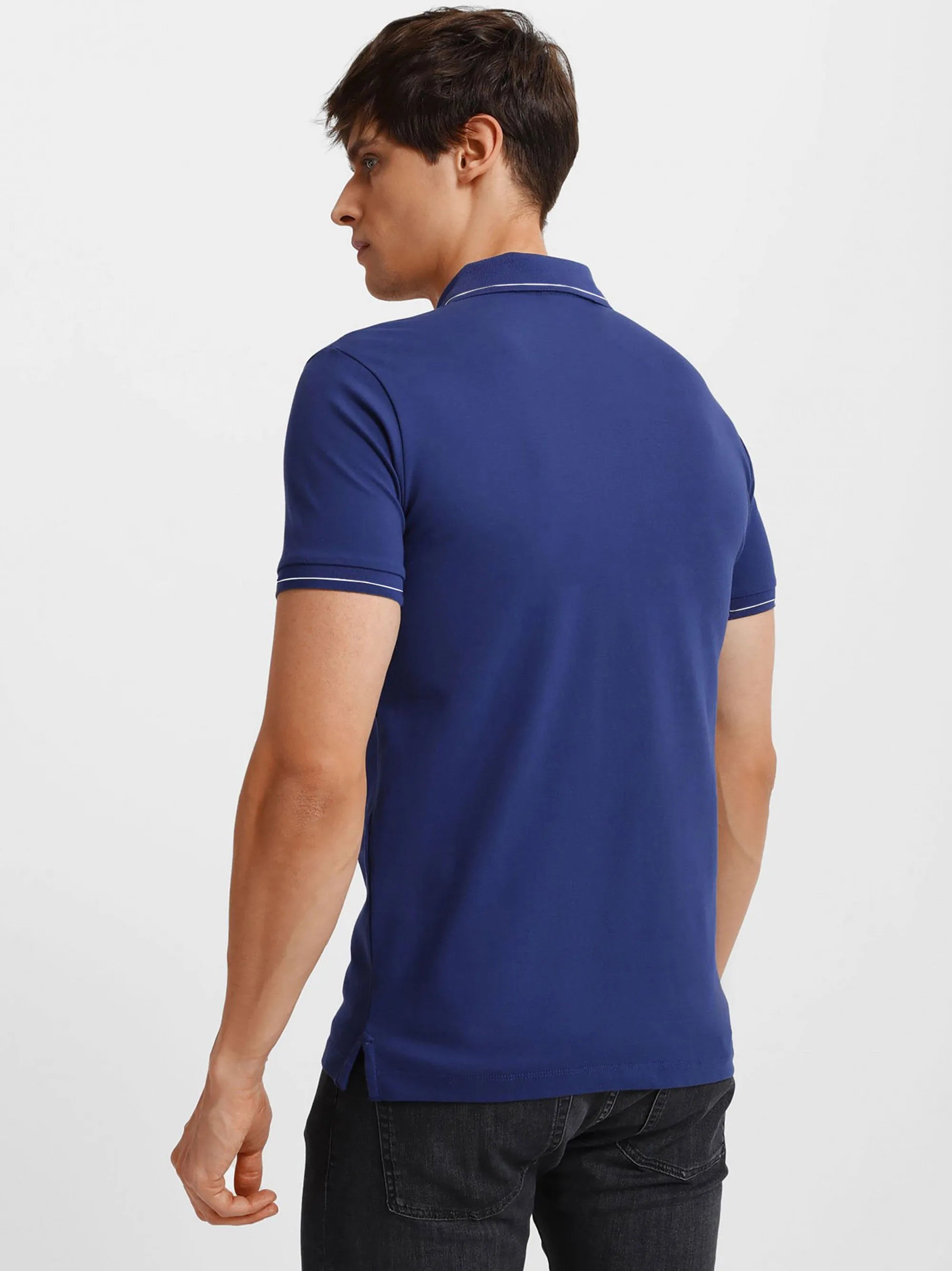 Men Premium Quality stylish Navy Blue Polo Shirt