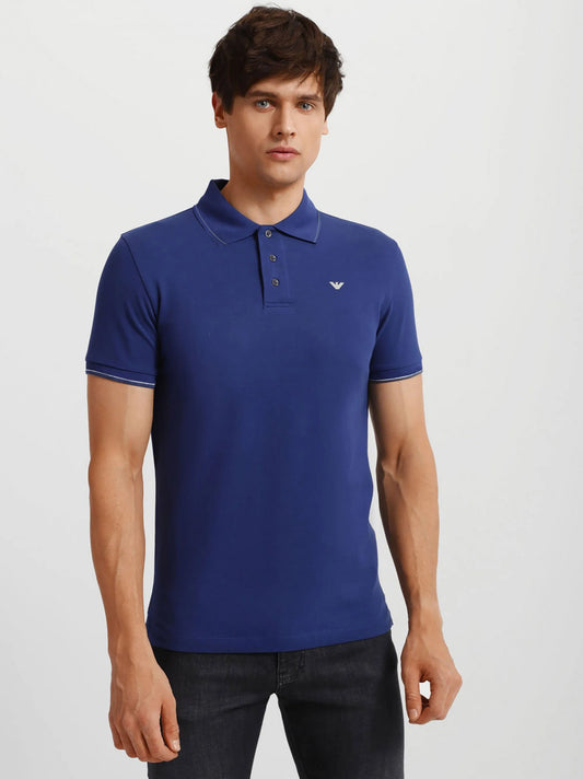 Men Premium Quality stylish Navy Blue Polo Shirt