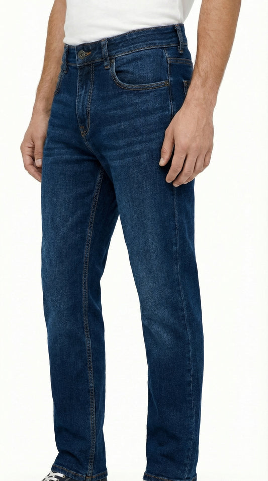 Only & Sons Men’s Classic Denim Jeans – Dark Ink Wash