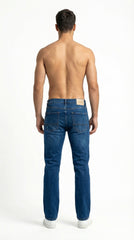 Only & Sons Men’s Classic Denim Jeans – Distressed Indigo Wash