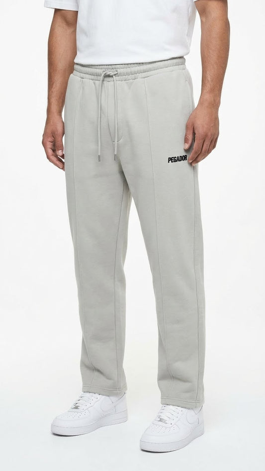 Pegador Vertical Seam Fleece Trouser Light Gray