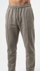 Pegador Vertical Seam Fleece Trouser Muted Brown