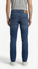 Replay Men’s Premium Denim Slim Fit Jeans in Mid Blue Wash