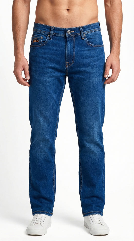 Superdry Slim Fit Jeans in Authentic Mid Indigo