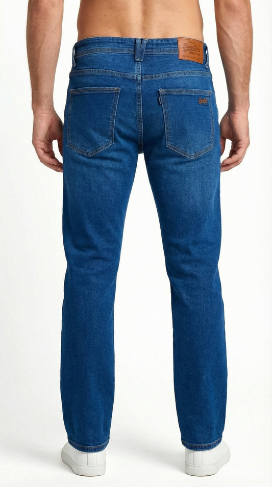 Superdry Slim Fit Jeans in Authentic Mid Indigo