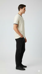 Diesel Lateral Branding Prime Tee – Beige
