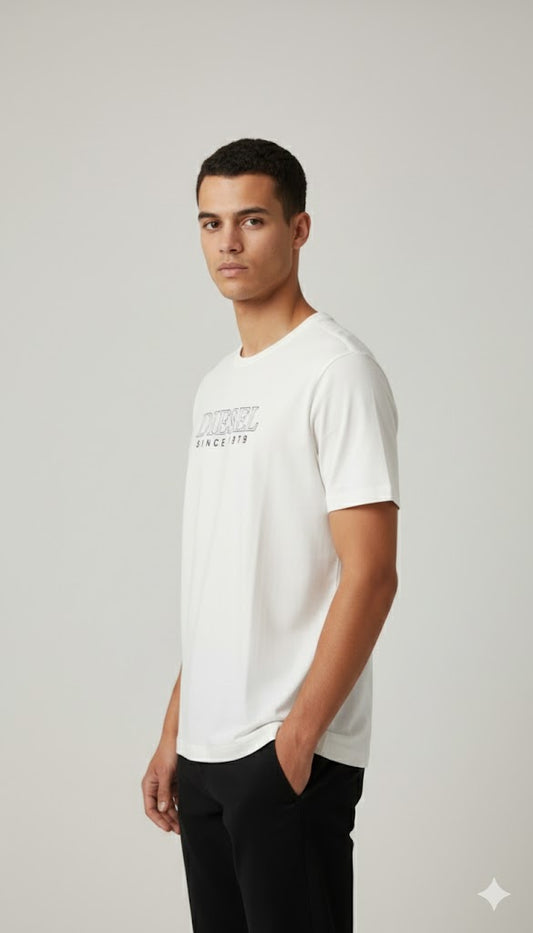 Diesel Premium Pure Cotton T-Shirt - Optic White